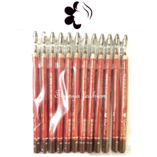 (ยกแพ็ค/12แท่ง) Sweet Heart Eye Brow Pencil สวีทฮาร์ท อาย โบรว์ เพ็นซิล ดินสอเขียนคิ้ว มีกบเหลา