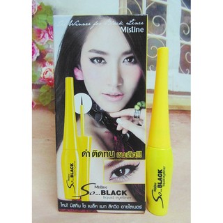 mistine so black matte liquid eyeliner อายไลเนอร์มิสทีน