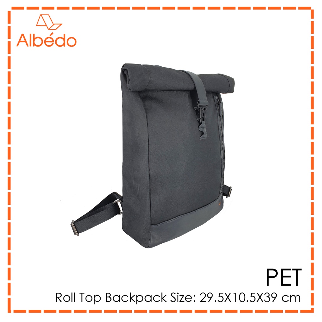 Albedo حقيبة ظهر Roll Top من بلاستيك معاد تدويره — صورة 4