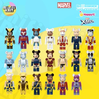 [ของแท้จากญี่ปุ่น] Marvel X Bearbrick 100% X-Men Happy Kuji Collection | Medicom Toy | BEARBRICK