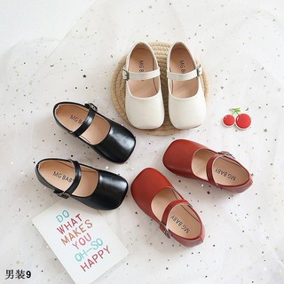 Girl Shoes Leather shoes Fashion baby shoes New Flat Shoes（ขายล่วงหน้า）