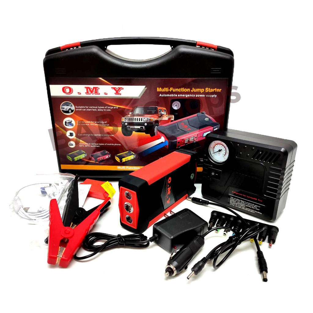 อุปกรณ์จั๊มพ์สตาร์ท Start Jumper Car High Power 69800 mAh อุปกรณ์จั๊มพ์สตาร์ท Muti-Function ชาร์จโน๊