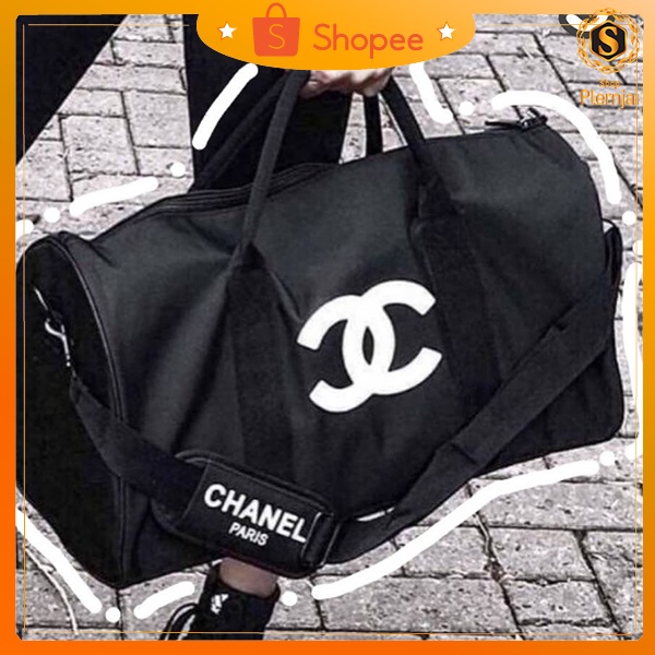 💚airplain กระเป๋าถือเดินทาง Chanel Travel Bag ขนาดใบใหญ่ จุใจ ใส่ของได้เยอะ💚*พร้อมส่ง*