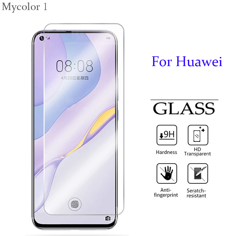 ฟิล์มกระจกนิรภัยกันรอยหน้าจอสําหรับ Huawei Pura 70 Nova Y70 11i 10 9 8 7 SE 7i 5T 5 Pro Plus 5i 4 4E