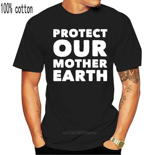 เสื้อยืด คอกลม ผ้าฝ้าย พิมพ์ลาย Global Warming Protect Our Mothe สไตล์ฮิปโฮ สําหรับผู้ชายS-5XL