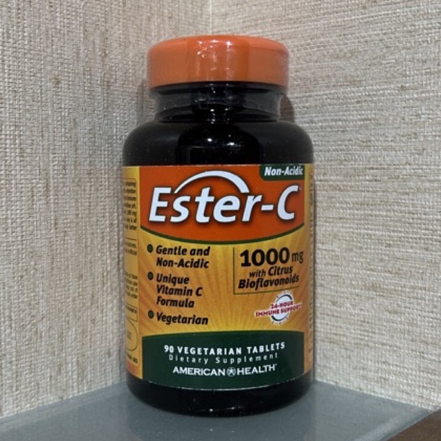 (((พร้อมส่ง))) American Health Ester-C 1000mg (90 Vegetarian Tablets)