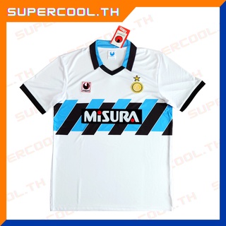 Inter milan 1990/91 vintage Retro Jersey เสื้อบอลย้อนยุค เสื้ออินเตอร์มิลานย้อนยุค Misura