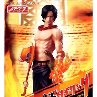 Ace ของแท้ JP แมวทอง - Super Styling Bandai [โมเดลวันพีช]