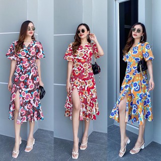 Cute Floral Dress 🌺  เดรสลายดอกไม้