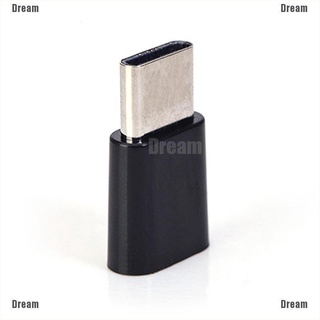 &lt;Dream&gt; อะแดปเตอร์แปลงสายชาร์จ Micro Usb Female Type-C Usb-C Male