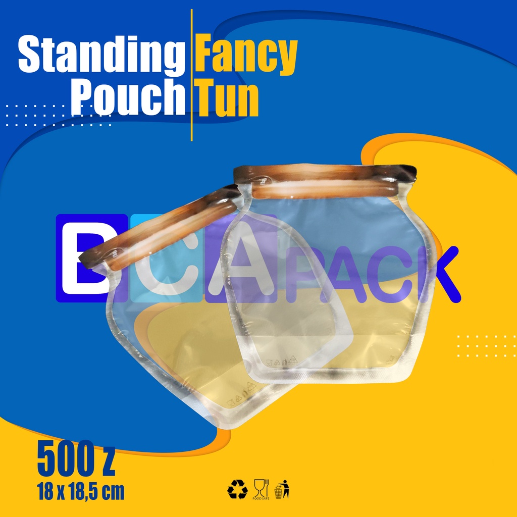 FANCY PACKAGING (TUN) PACK 500 Z - 18.5 x 18 ซม. - FOOD GRADE - แพ็ค K