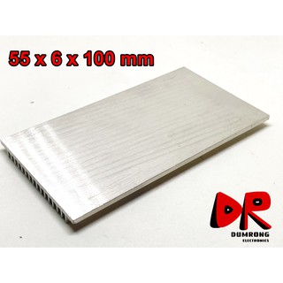 แผ่นระบายความร้อน heatsink 100x55x6 mm