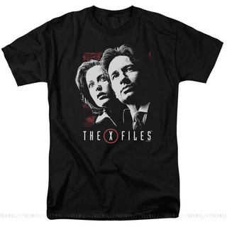 เสื้อยืดผ้าฝ้าย 100% พิมพ์ลาย The X Files MULDER SCULLY Licensed สําหรับผู้ใหญ่ LHZYสามารถปรับแต่งได้