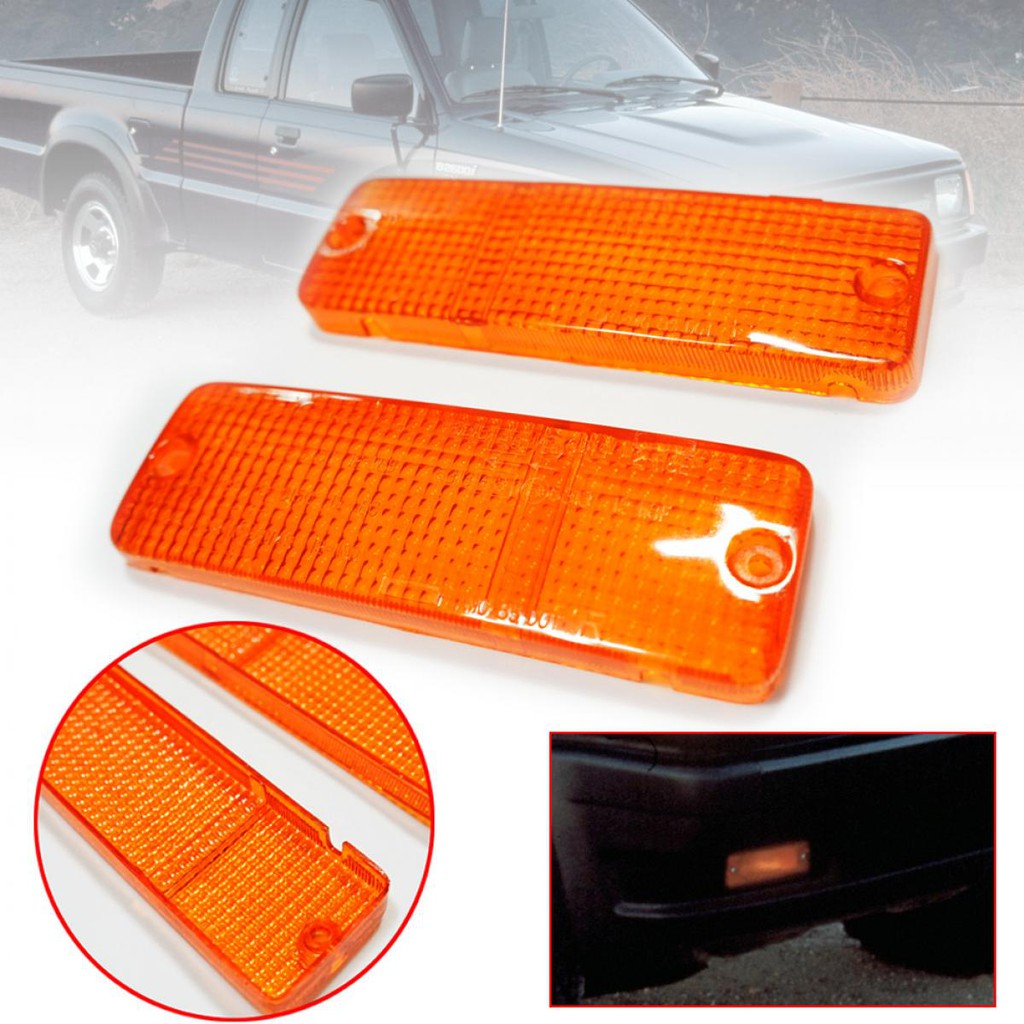 ฝาไฟหรี่กันชน ฝาไฟกันชน รุ่น MAZDA MAGNUM B2200 B2500 1985 - 1998 สีส้ม 1คู่