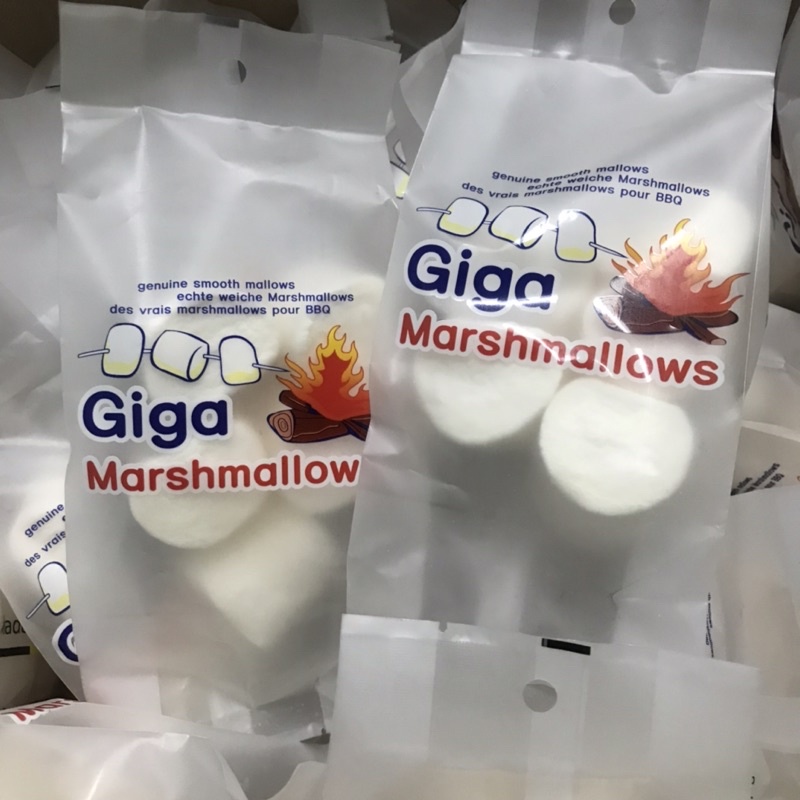 พร้อมส่ง ❗️Giga Marshmallows 100g มาร์ชเมลโล่ยักษ์ ตัวดังใน Tiktok