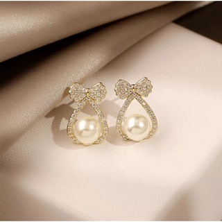 Fashion earrings ต่างหูเงินแท้925 ต่างหูแฟชั่นเกาหลีลายใหม่สุดฮิต ไม่ดำ ไม่แพ้แน่นอน งานมินิมอลน่ารักๆ (พร้อมกล่อง)