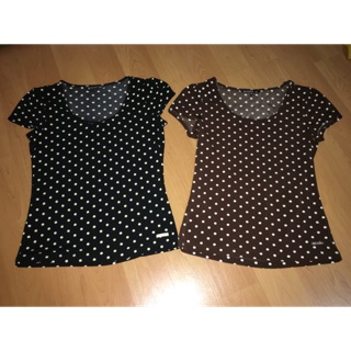 เสื้อแบรนด์ A||z ลายจุด polkadot