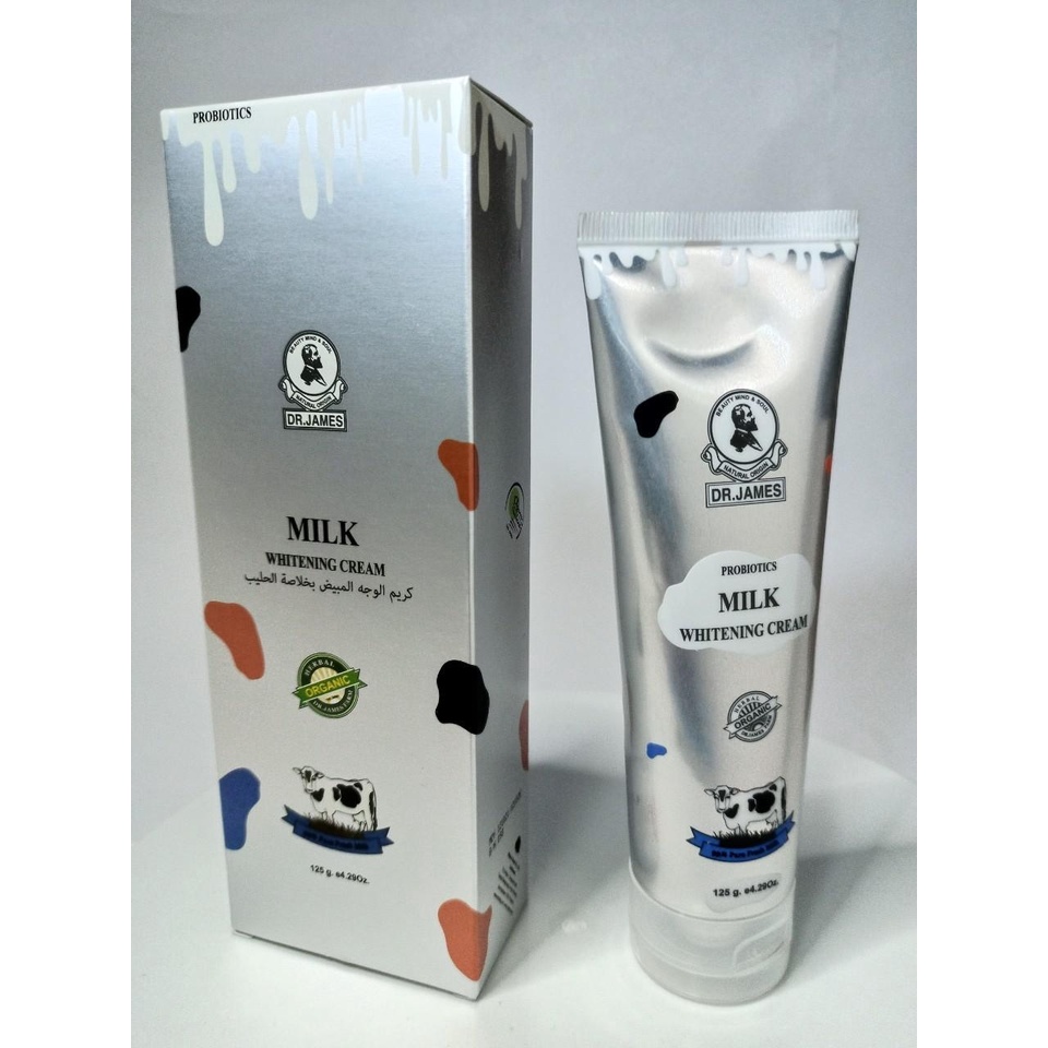 B56 DR.JAMES MILK WHITENING CREAM ดร.เจมส์ มิลล์ไวท์ เทนนิ่ง ครีม ครีม
