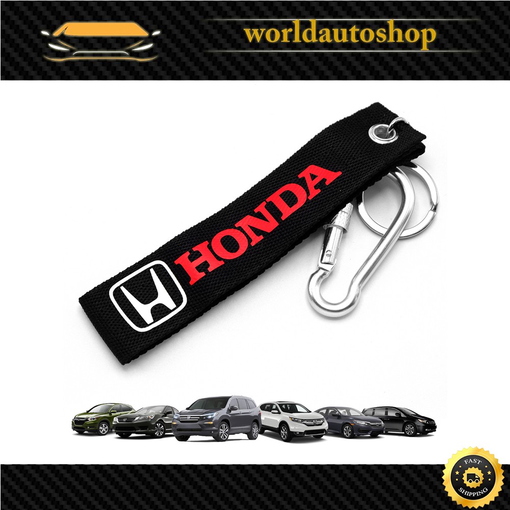 พวงกุญแจผ้า "HONDA" Honda  Civic, Accord, Jazz ปี 2000-2018