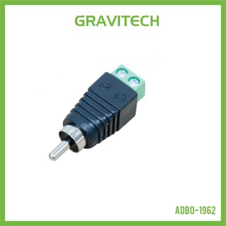 [Gravitechthai]RCA Screw Terminal Breakout - Male