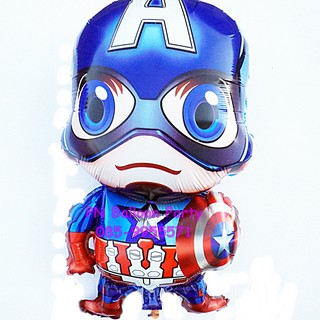 ลูกโป่งการ์ตูนกัปตันอเมิกา Captain America Avengers Super Hero Foil Balloon