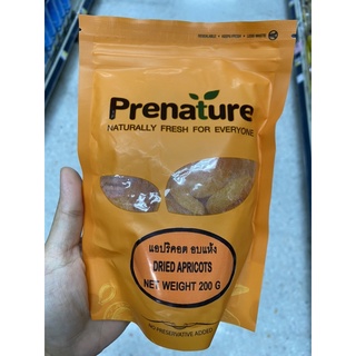 แอปริคอต อบแห้ง ตรา พรีเนเจอร์ 200 G. Dried Apricots ( Prenature Brand ) ดรายด์ แอปริคอต