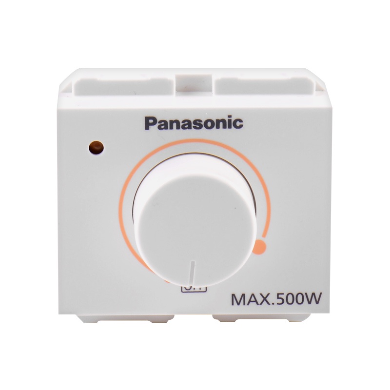 สวิตซ์หรี่ไฟ 500w Dimmer Switch Panasonic WEG 57816 แถมฝาWEG68029WKฝาแนวนอน สีขาว