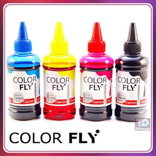 หมึกเติม Canon ขนาด 100 ml. COLOR FLY แท้ เติม Canon ได้ทุกรุ่น