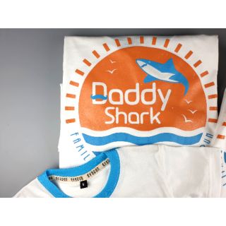 เสื้อ Daddy shark สีฟ้า AVARUN (Family Set)