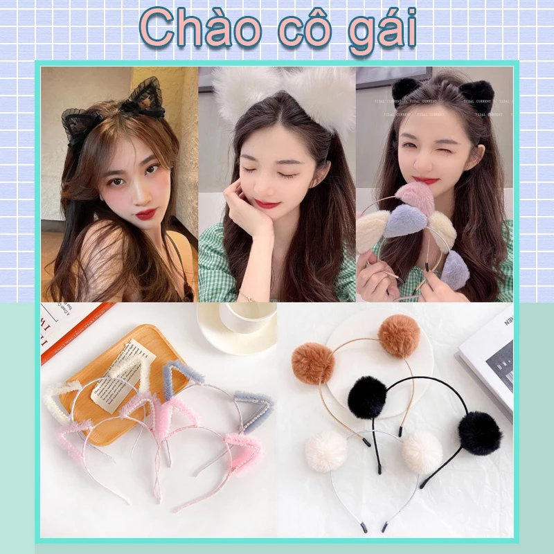 ที่คาดผมหูแมว สไตล์เกาหลี