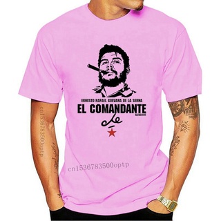 ขายดี เสื้อยืดคอกลม พิมพ์ลาย Che Guevara EL COMANDANTE Revolution Marxist Revolutionary BOahlo54ICepef22 สไตล์คลาสสิกS-5