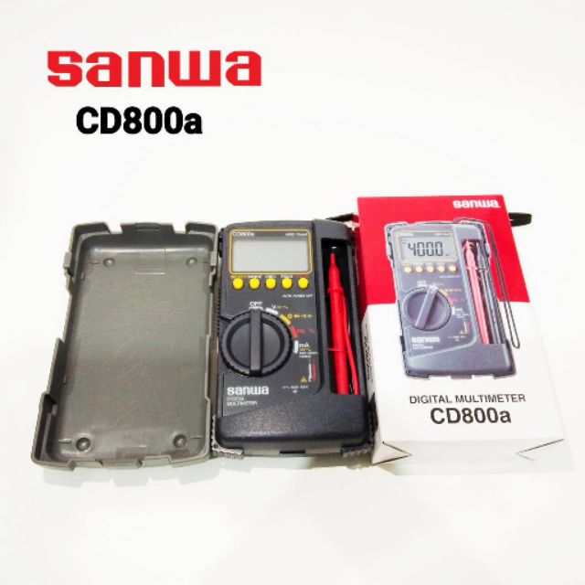 มิเตอร์วัดไฟ Digital Mutimiters มัลติมิเตอร์ดิจิตอล Sanwa รุ่น CD800a ของแท้ 100% เป็นระบบออโต้
