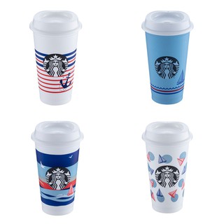 STARBUCKS : 2019 KERMIT STARBUCKS COFFEE SUMMER Taiwan 16oz Reuseable Cup แก้วรียูสฯน้ำน่ารักเก๋ไก๋