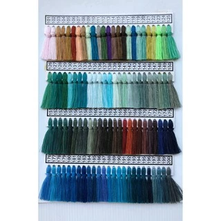ด้ายเย็บผ้า หลากเฉดสี สีสวย ด้าย กว่า400เฉดสี ตราหัวเสือ 600หลา WOP ด้ายเย็บผ้าคละสี เบอร์60 DIY ด้ายสีรุ้ง ด้ายสี ด้าย