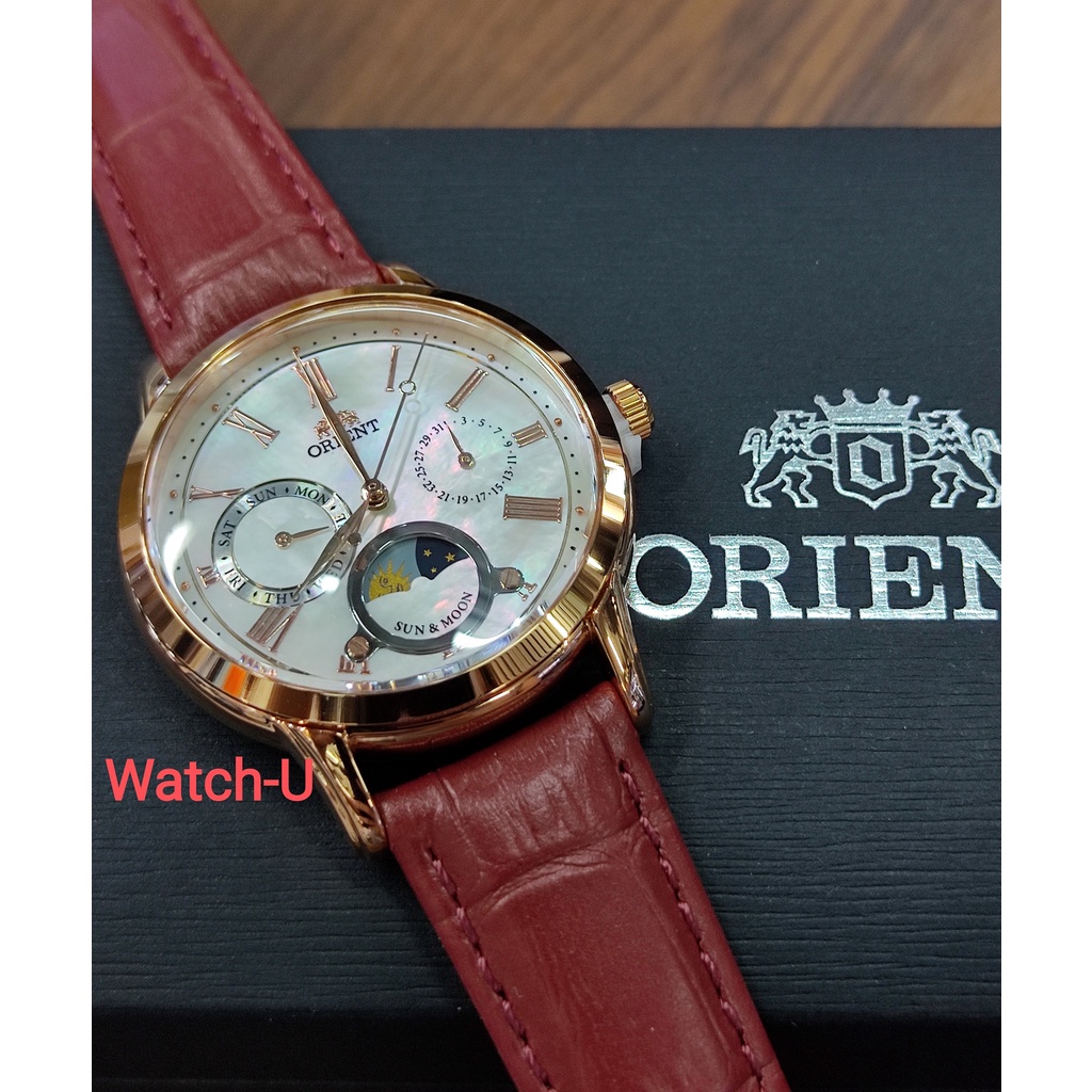 นาฬิกาผู้หญิง Orient Sun and Moon RA-KA0001A ของแท้ ของใหม่ รับประกันศูนย์บริษัทสหกรุงทอง