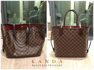 ที่จัดระเบียบกระเป๋า Lv Speedy 25 30 35 Neverfull longchamp Kanda Bag in bag organizer