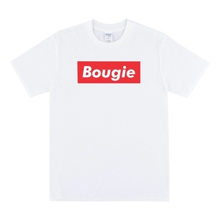 เสื้อยืด พิมพ์ลายกราฟฟิคโลโก้ Bougie ทรงสลิมฟิตสามารถปรับแต่งได้