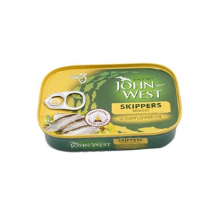 John West Skippers In Sunflower Oil 106g  จอห์นเวสต์สกิปเปอร์อินซันฟลาวเวอร์ออย 106 กรัม