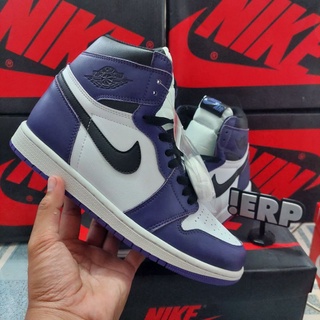 รองเท้า Air Jordan 1 High Court Purple 2.0 สําหรับผู้ชาย