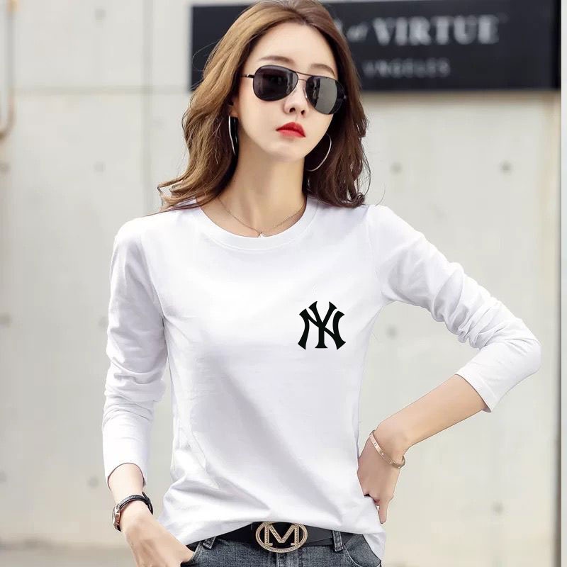 TL-251 เสื้อยืดแขนยาวแฟชั่นเกาหลี ผ้านุ่มใส่สบาย ลายการ์ตูนน่ารัก มีไซส์ S-XXL