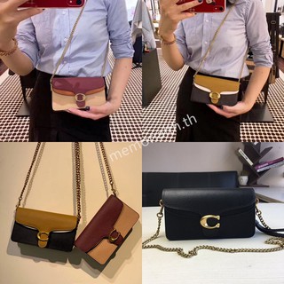 แท้💯%🔥พร้อมส่ง🔥 coach ใหม่ Dionysus กระเป๋ามินิรุ่น 76199 ผู้หญิงกระเป๋าสีจับคู่ลายข้าวข้อมือหนังสามารถไหล่สะพาย