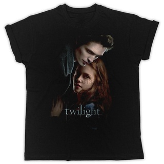 เสื้อยืดคอกลมเสื้อยืด Twilight Unisex Ideal สีดําสําหรับวัยรุ่น Middle-AgeS-4XL