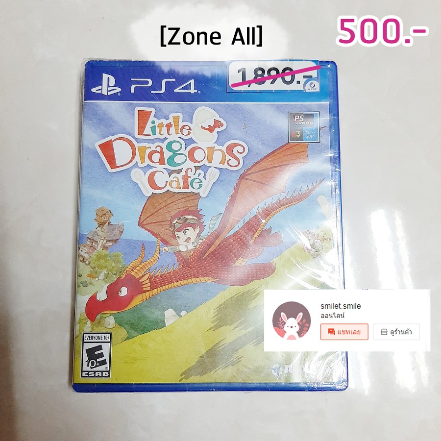 (พร้อมส่ง) Little Dragons Cafe | Zone All | แผ่นเกม ps4 มือสอง กรีดซีล