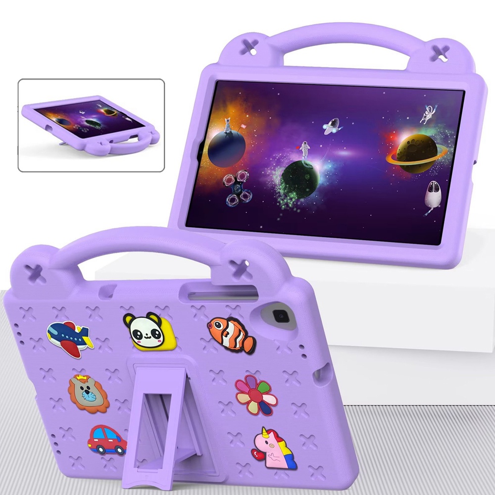 Samsung Galaxy Tab A 10.1 2019 SM-T510 SM-T515 เคส เด็ก ปลอดภัย โฟม EVA การ์ตูน แบบพกพา กันกระแทก ขา