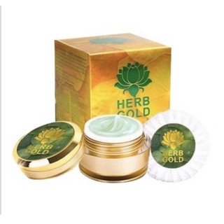 Herb gold ครีมสมุนไพรเฮิร์บอินไซด์ โกล์ ขนาดใหญ่ ครีม30กรัม+สบู่1ก้อน