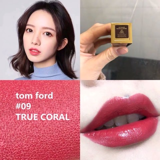 Beauty-Siam แท้ทั้งร้าน !! ลิปสติกทอมฟอร์ด เนื้อครีม TOM FORD LIP COLOR 3 G. 09 TRUE CORAL # NO BOX