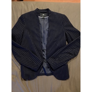 🎀 H&amp;M suit navy used once like new