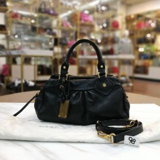 Used - Marc Jacob​s Shoulder​ Bag​ Black Calf GHW