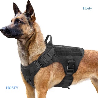 Hosty เสื้อกั๊กไนล่อน K9 กันน้ํา ปรับได้ ขนาดใหญ่ สําหรับฝึกสุนัขตํารวจ