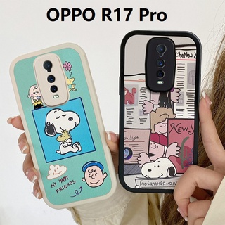 Lens protect Snoopy เคส OPPO R17 Pro R11S R15 Soft Case Tiger Duck OPPO A9 2020 A3S A5S A7 A12 Soft Cover R17 Pro เคสโทรศัพท์ Phone Cover